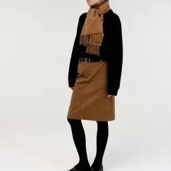 Femme Nothing Written Jupes-- Jupe velours - Camel