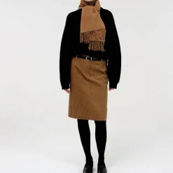 Femme Nothing Written Jupes-- Jupe velours - Camel