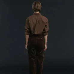 Femme Nothing Written Pantalons-- Pantalon velours - Marron