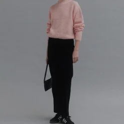 Femme Nothing Written Mailles-- Pull Alpaga - Rose