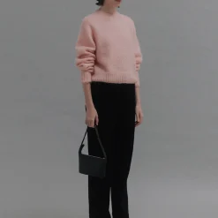 Femme Nothing Written Mailles-- Pull Alpaga - Rose