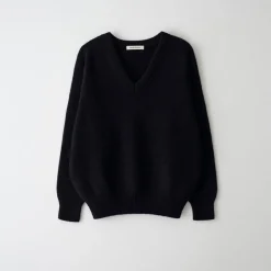 Femme Nothing Written Mailles-- Pull Alpaga - Noir