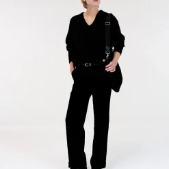 Femme Nothing Written Mailles-- Pull Alpaga - Noir