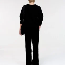 Femme Nothing Written Mailles-- Pull Alpaga - Noir