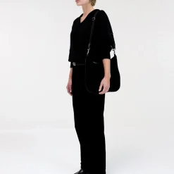 Femme Nothing Written Mailles-- Pull Alpaga - Noir