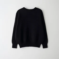 Femme Nothing Written Mailles-- Pull Alpaga - Noir