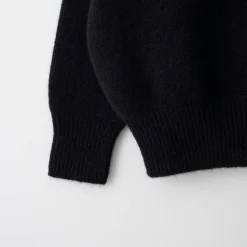 Femme Nothing Written Mailles-- Pull Alpaga - Noir