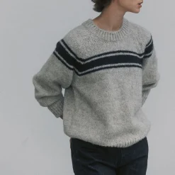 Femme Nothing Written Mailles-- Pull Ana - Gris