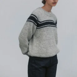 Femme Nothing Written Mailles-- Pull Ana - Gris