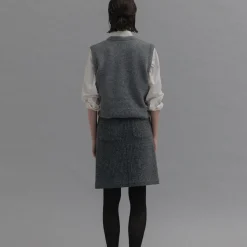 Femme Nothing Written Mailles-- Pull Auree - Gris