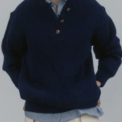 Femme Nothing Written L'esprit Merci|Mailles-- Pull Henri - Marine