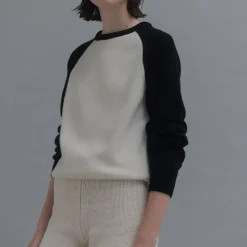 Femme Nothing Written Mailles-- Pull Sweat Laine - Bleu