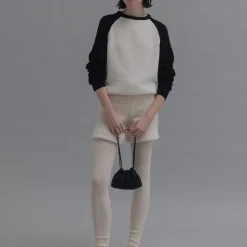 Femme Nothing Written Mailles-- Pull Sweat Laine - Bleu