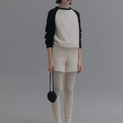 Femme Nothing Written Mailles-- Pull Sweat Laine - Bleu