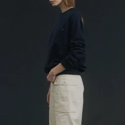 Femme Nothing Written Sweats-- Sweat Vintage - Marine