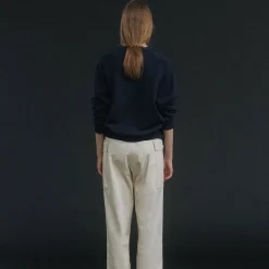 Femme Nothing Written Sweats-- Sweat Vintage - Marine