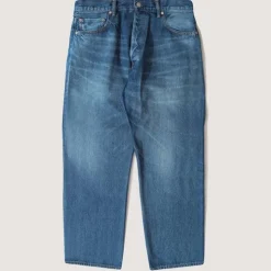 Homme Ordinary Fits L'esprit Merci|Jeans-- Jeans Loose Ankle Denim Used - Bleu