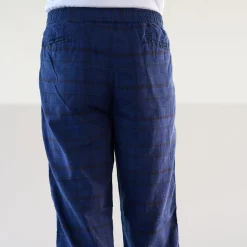 Homme Original Madras Trading Co Pantalons-- Pantalon N65 Lax Drawstring - Bleu