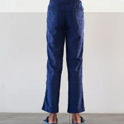 Homme Original Madras Trading Co Pantalons-- Pantalon N65 Lax Drawstring - Bleu