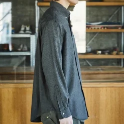 Homme ORSLOW Chemises-- Chemise en chambray - Charbon