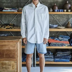 Homme ORSLOW Chemises-- Chemise Oxford -