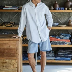 Homme ORSLOW Chemises-- Chemise Oxford -