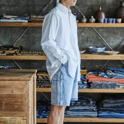 Homme ORSLOW Chemises-- Chemise Oxford -