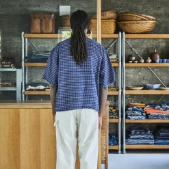 Homme ORSLOW Chemises-- Chemise Pullover - Marine