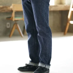 Homme OrSlow Jeans-- Jeans 105 Standard Selvedge - Bleu jean