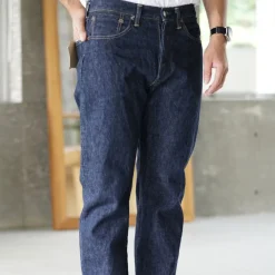 Homme OrSlow Jeans-- Jeans 105 Standard Selvedge - Bleu jean