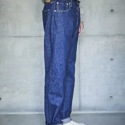 Homme OrSlow Jeans-- Jeans 105 Standard Selvedge - Bleu jean