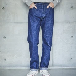 Homme OrSlow Jeans-- Jeans 105 Standard Selvedge - Bleu jean