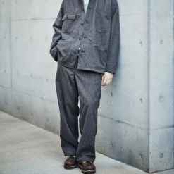 Homme ORSLOW Pantalons-- Pantalon Houndstooth Dad Painter - Marron