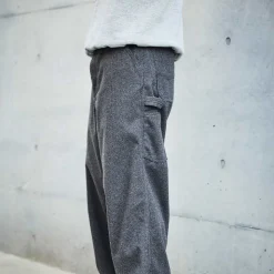 Homme ORSLOW Pantalons-- Pantalon Houndstooth Dad Painter - Marron