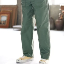 Homme OrSlow Pantalons-- Pantalon Us Army Pants Fatigue - Vert