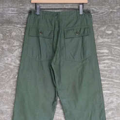 Homme OrSlow Pantalons-- Pantalon Us Army Pants Fatigue - Vert