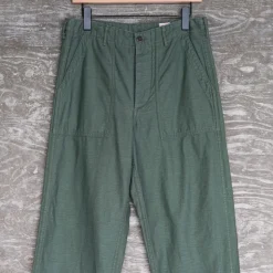 Homme OrSlow Pantalons-- Pantalon Us Army Pants Fatigue - Vert