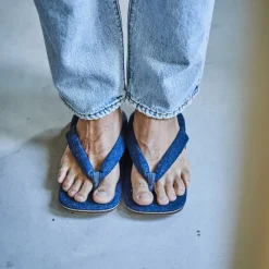 Homme ORSLOW Sandales-- Tong en jeans Setta -