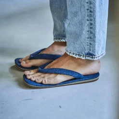 Homme ORSLOW Sandales-- Tong en jeans Setta -