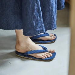 Homme ORSLOW Sandales-- Tong en jeans Setta -