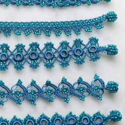 Femme #N/A Bracelets-Ottomania - Bracelet crochet Daisy - Turquoise