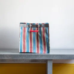 1414 PUEBCO Filets, Paniers & Valises-Panier carré - Rouge & Bleu