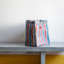 1414 PUEBCO Filets, Paniers & Valises-Panier carré - Rouge & Bleu