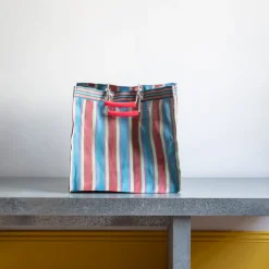 1414 PUEBCO Filets, Paniers & Valises-Panier carré - Rouge & Bleu