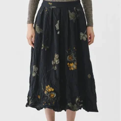 Femme Pas de Calais Jupes-- Jupe Imprimée - Noir