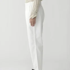 Femme Pas de Calais Pantalons-- Pantalon large - Blanc