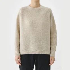 Femme Pas de Calais Mailles-- Pull Crewneck - Naturel