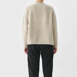 Femme Pas de Calais Mailles-- Pull Crewneck - Naturel