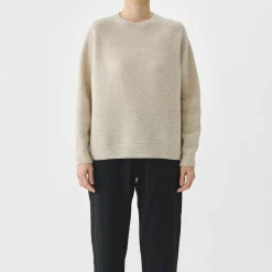 Femme Pas de Calais Mailles-- Pull Crewneck - Naturel