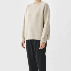 Femme Pas de Calais Mailles-- Pull Crewneck - Naturel